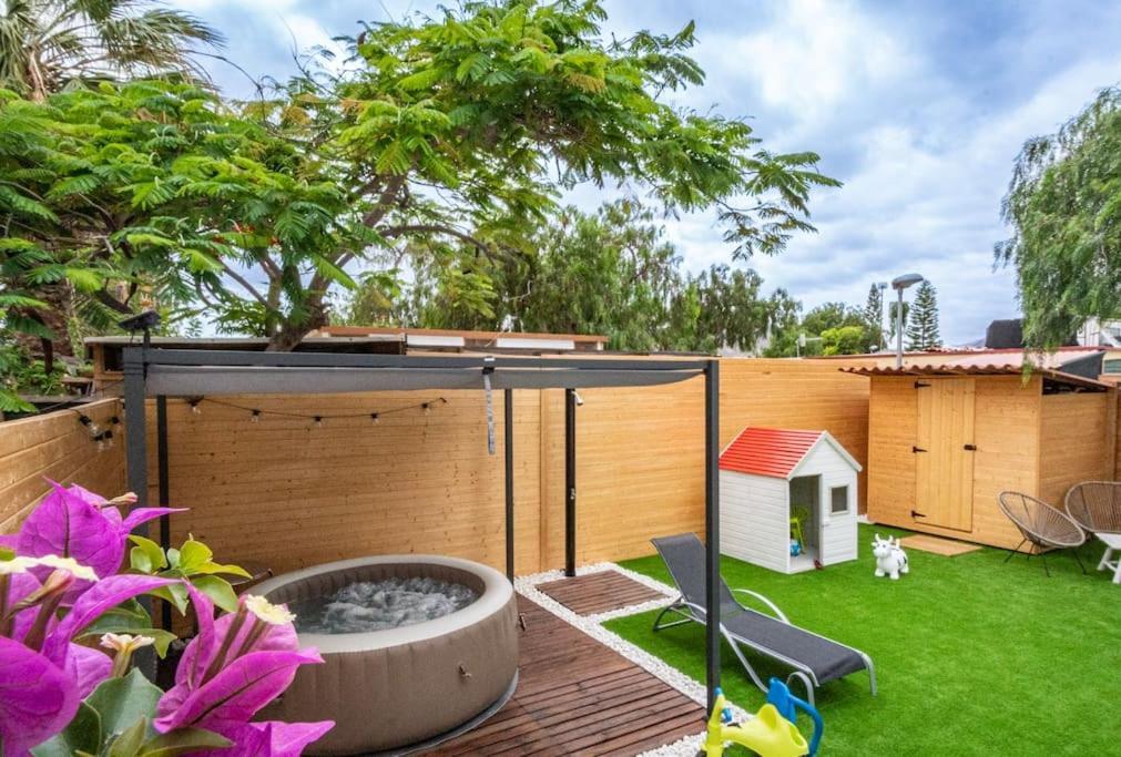 Private Paradise On Cozy Campsite, Jacuzzi, Netflix Las Galletas Dış mekan fotoğraf